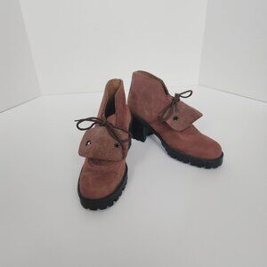 Vintage 90s Chunky Ankle Boots JD Mod.dep Size 37 (6.5 US)